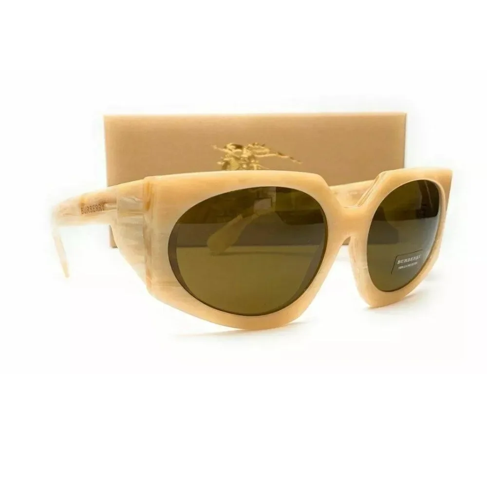 Burberry Women's Striped Beige Sunglasses! - Picture 3 of 3